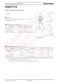 MA27V1900L Datasheet Cover