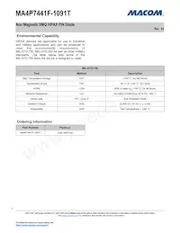 MA4P7441F-1091T Datasheet Page 2