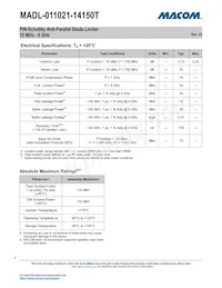 MADL-011021-14150T Datasheet Page 2