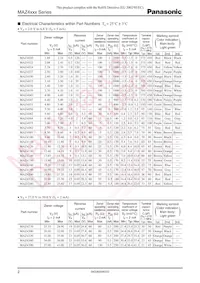 MAZ43900MF Datasheet Page 2