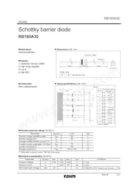 RB160A30T-32 Datasheet Cover
