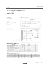 RB201A60T-31 Datasheet Cover
