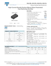 RS1PJHM3/85A Datasheet Cover