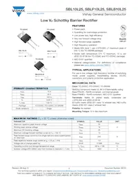 SBLB10L25HE3/45 Datasheet Copertura