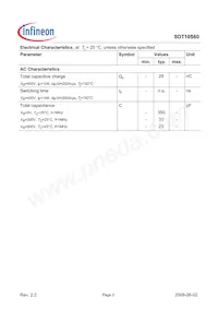 SDT10S60 Datasheet Page 3