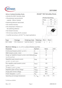 SDT12S60 Datasheet Cover