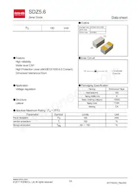 SDZT15R5.6 Datasheet Cover