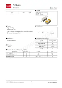 SDZT15R6.8 Datasheet Cover