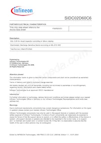 SIDC02D60C6X1SA4 Datasheet Page 4