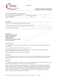 SIDC23D120H6X1SA1 Datasheet Page 4