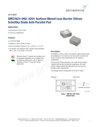 SMS7621-092 Datasheet Cover
