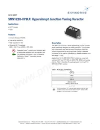 SMV1220-079LF Datasheet Cover