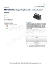 SMV1220-079LF數據表 封面