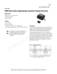 SMV1265-011LF Datasheet Cover