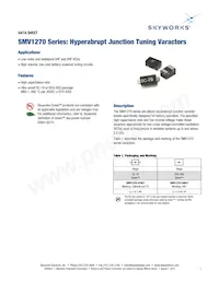 SMV1270-040LF Datasheet Cover