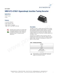 SMV1273-079LF Datasheet Copertura