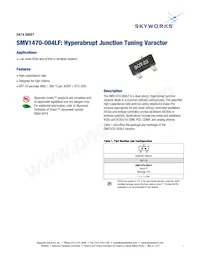 SMV1470-004LF Datasheet Cover