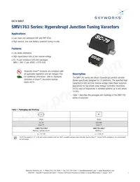 SMV1763-040LF Datasheet Cover