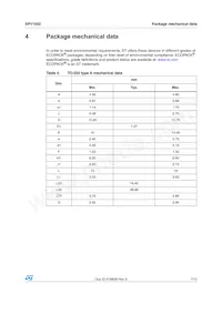 SPV1002D40TR Datasheet Page 7