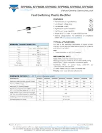 SRP600A-E3/54 Datasheet Copertura