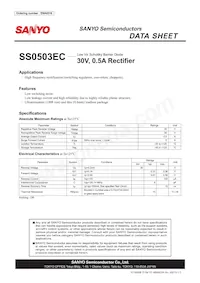 SS0503EC-TR-H數據表 封面