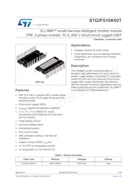 STGIPS10K60T Datasheet Copertura