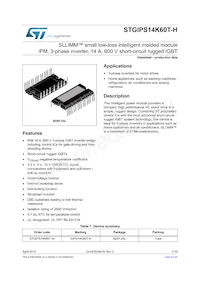 STGIPS14K60T-H Datasheet Cover