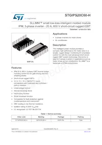 STGIPS20C60-H Datasheet Cover