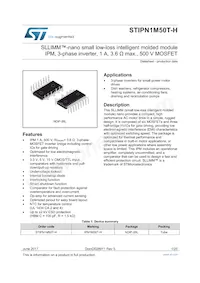 STIPN1M50T-H Datasheet Cover