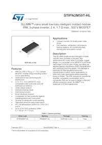 STIPN2M50T-HL Datasheet Cover