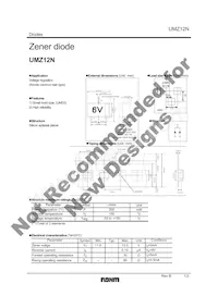UMZ12NT106 Datasheet Cover