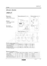 UMZ8.2TT106 Datasheet Cover