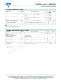 VS-21DQ04TB Datasheet Page 2