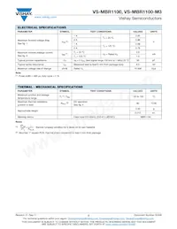 VS-MBR1100TR Datasheet Page 2