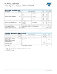 VS-MBRA120TRPBF Datasheet Page 2