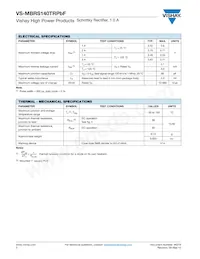 VS-MBRS140TRPBF Datasheet Pagina 2