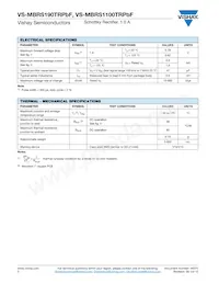 VS-MBRS190TRPBF Datasheet Page 2