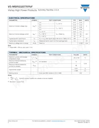 VS-MBRS320TRPBF Datasheet Pagina 2