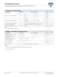 VS-MBRS340TRPBF Datasheet Pagina 2
