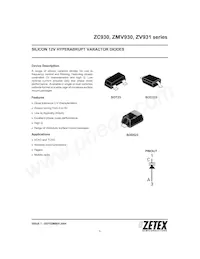 ZMV934TC Datasheet Cover