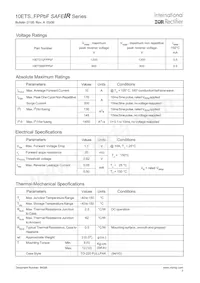 10ETS12FP Datasheet Page 2