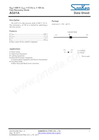 AG01A Datasheet Copertura