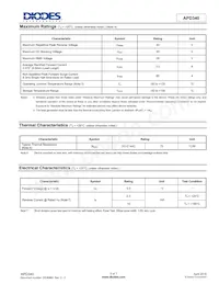 APD340VPTR-G1 Datasheet Page 3