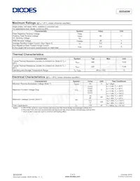 B0540W-7 Datasheet Page 2