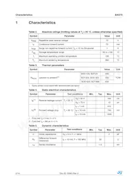 BAS70-08SFILM Datasheet Page 2