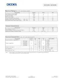 BAT43WS-7 Datasheet Pagina 2