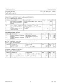 BY229X-800 Datasheet Page 2
