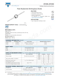 BY268TAP Datasheet Cover