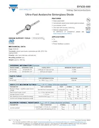 BYV28-600-TAP Datasheet Cover