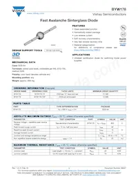 BYW178-TAP Datasheet Cover